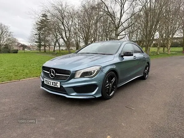 Käytetty Mercedes CLA220 AMG 170 HP (125 kW) 2014 Sininen Sedan