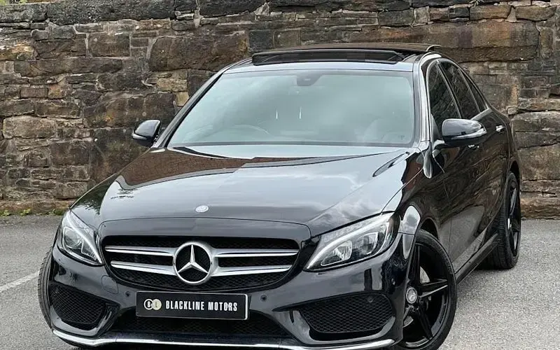 Used Mercedes C220 AMG Line Premium 170 HP (125 kW) 2015 Black Sedan