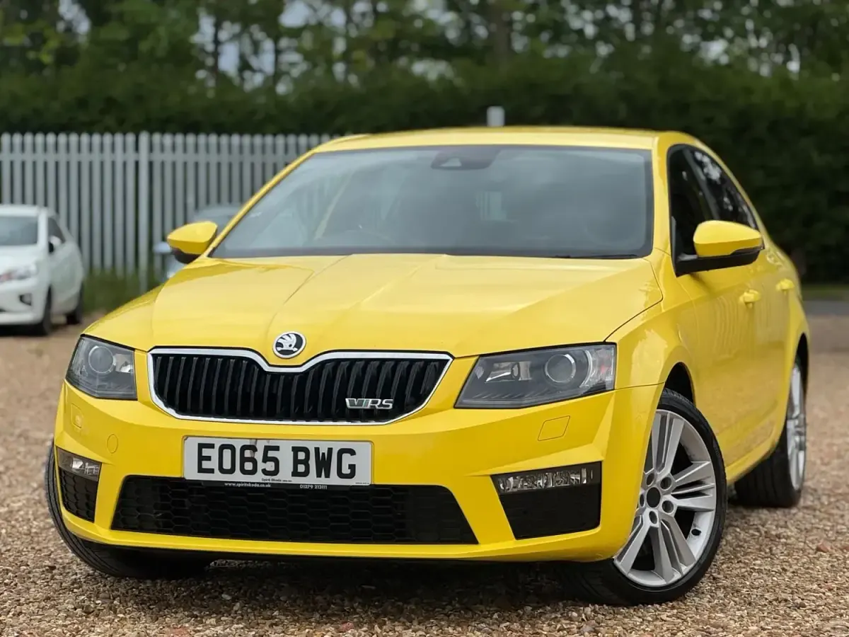 Used Skoda Octavia vRS 2015 Yellow Estate