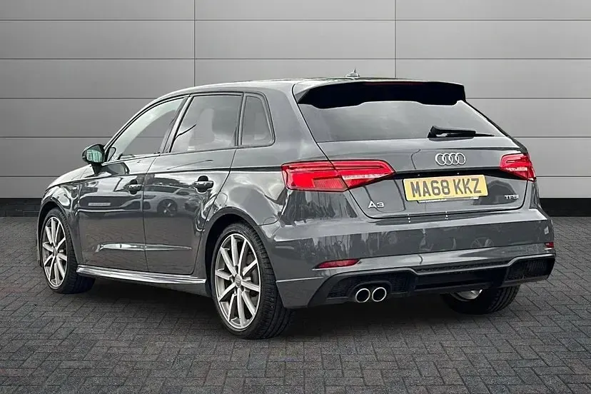 Used Audi A3 Black Edition 150 HP (110 kW) 2018 Nano grey Sedan
