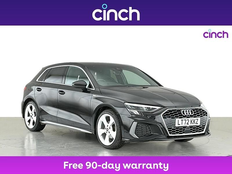 Black Used 2022 Audi A3 S-Line Hatchback | £17,299 (Fair price) - Image 1/3