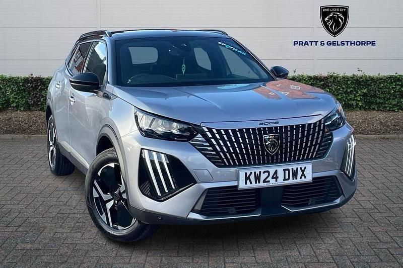 Grey Used 2024 Peugeot 2008 GT SUV | £19,495 (Fair price) - Image 1/4