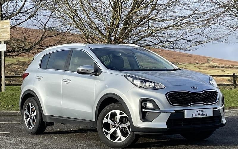 Used Kia Sportage Silver 132 HP (97 kW) 2021 Silver SUV