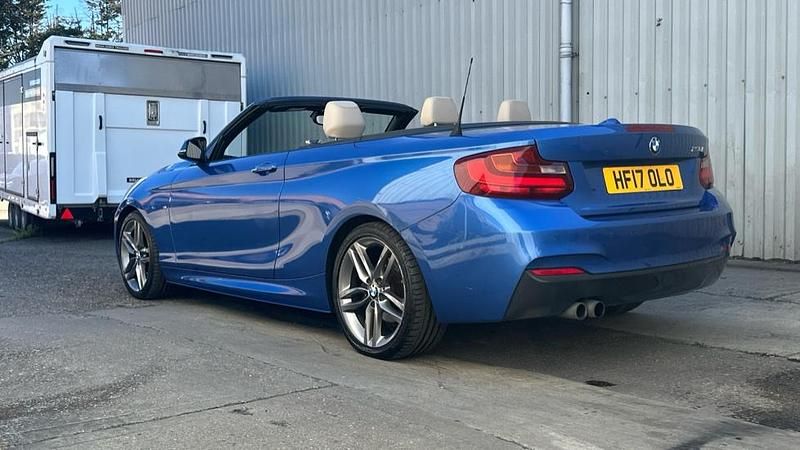 Used BMW 230 M Sport 249 HP (183 kW) 2017 Blue Cabriolet