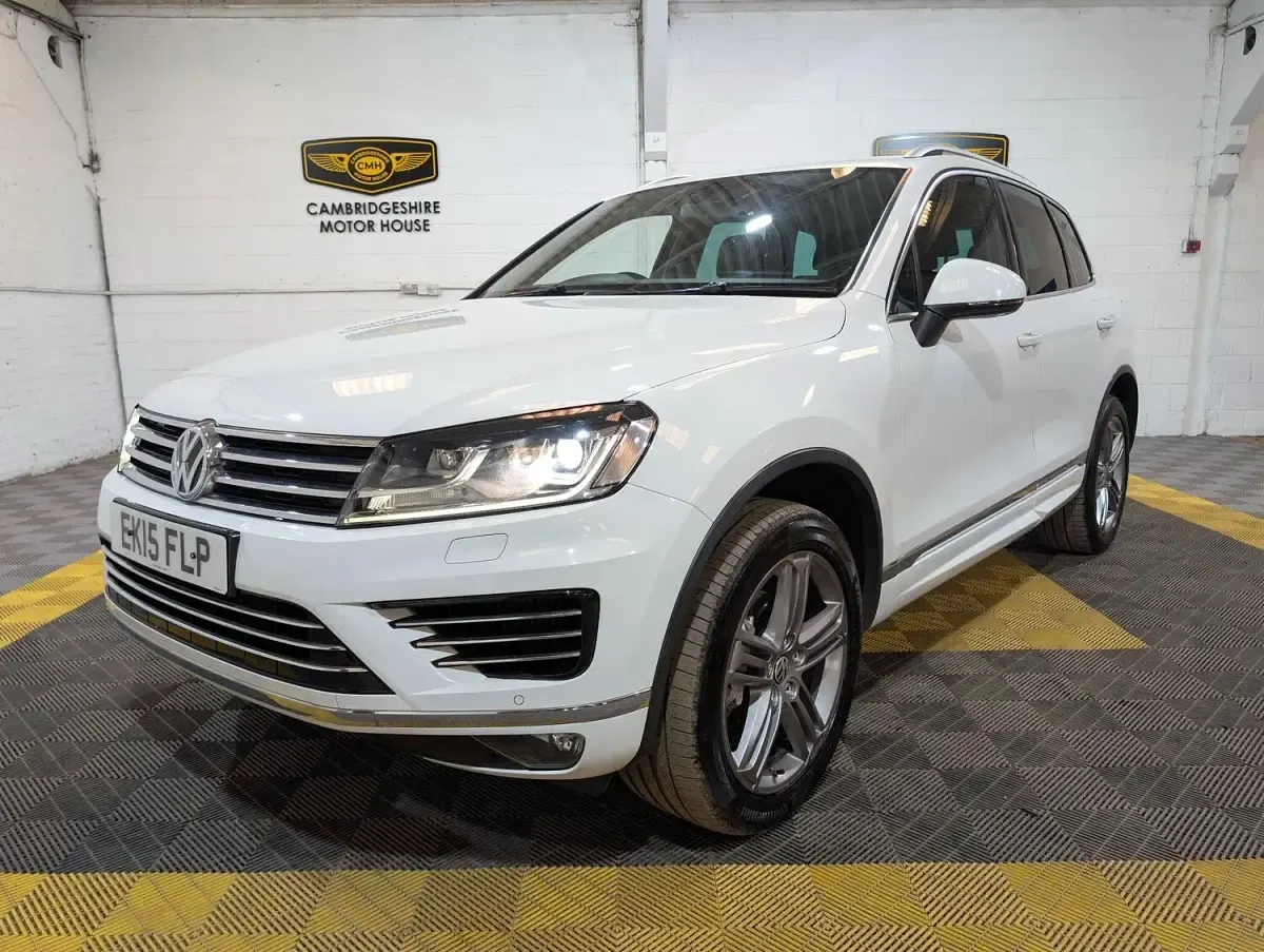 Used VW Touareg R-line 262 HP (192 kW) 2015 White SUV