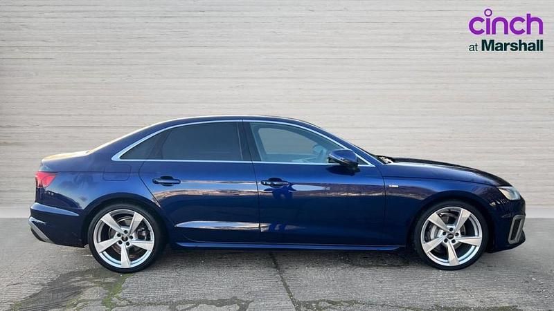 Used Audi A4 S-Line 204 HP (150 kW) 2023 Blue Sedan