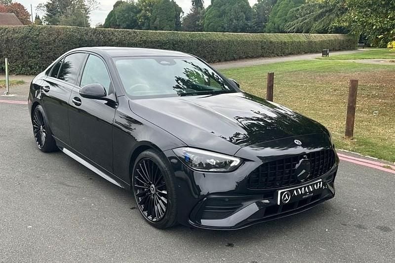 Black Used 2023 Mercedes C300 AMG Line Premium Sedan | £36,990 (Expensive) - Image 1/1