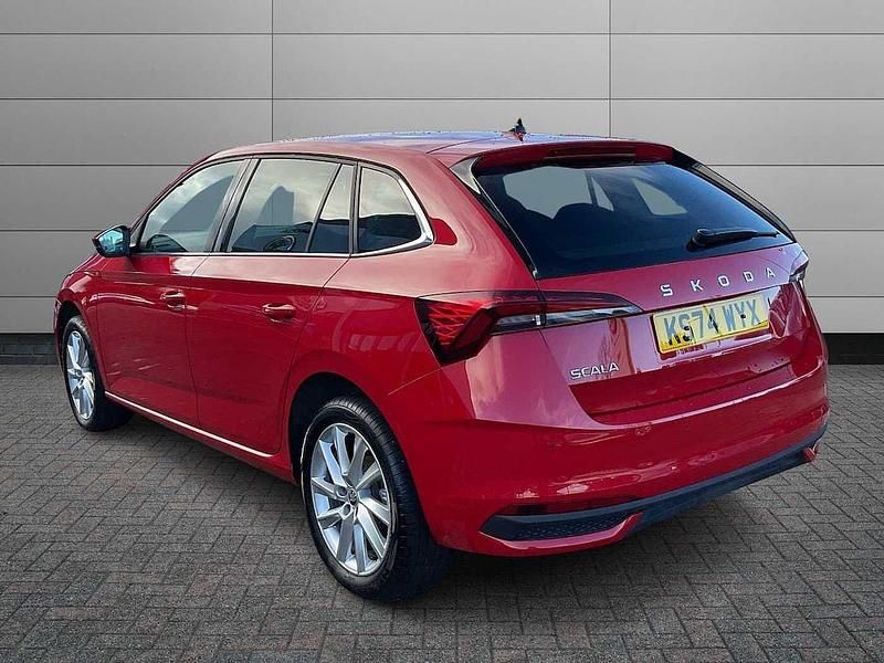 Used Skoda Scala SE L 85 HP (62 kW) 2024 Velvet red metallic Hatchback