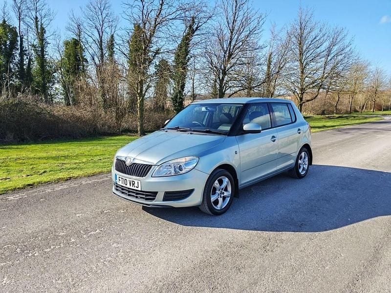 Used Skoda Fabia SE 86 HP (63 kW) 2010 Green Hatchback