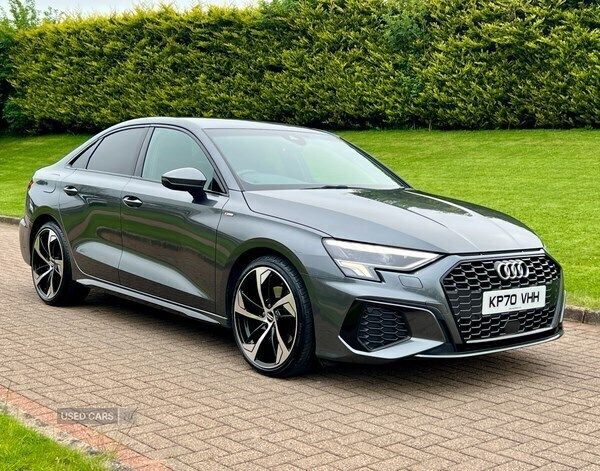 Grey Used 2020 Audi A3 S-Line Sedan | £21,750 (A bit pricey) - Image 1/4