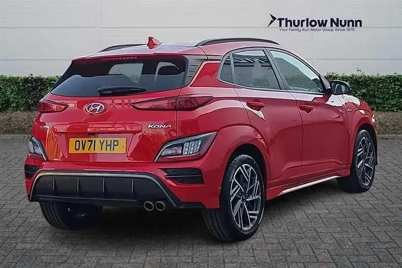 Second-hand Hyundai Kona N Line 120 CP (88 kW) 2021 Roșu SUV