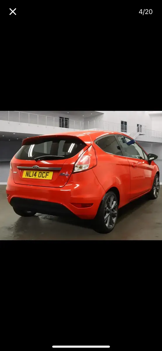 Second-hand Ford Fiesta Titanium 125 CP (91 kW) 2014 Roșu Hatchback