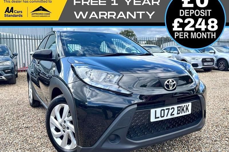Black Used 2022 Toyota Aygo PURE Hatchback | £13,490 (Good price) - Image 1/1