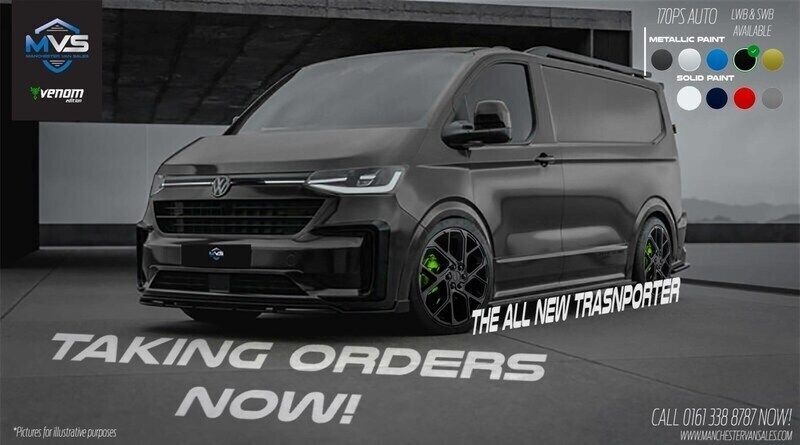 Black New 2025 VW T6.1 Van | £44,995 - Image 1/4