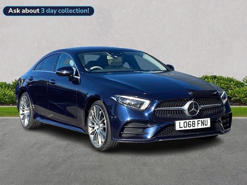 Blue Used 2019 Mercedes CLS400 AMG Line Premium Plus Coupe | £27,899 (Fair price) - Image 1/4