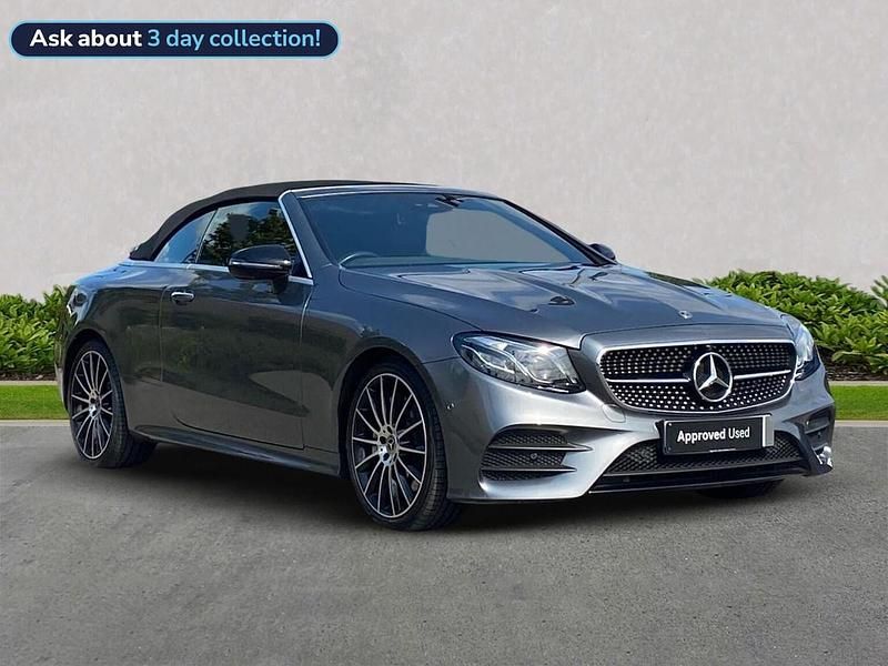 Grey Used 2020 Mercedes E350 AMG Line Premium Plus Cabriolet | £32,499 (Fair price) - Image 1/4