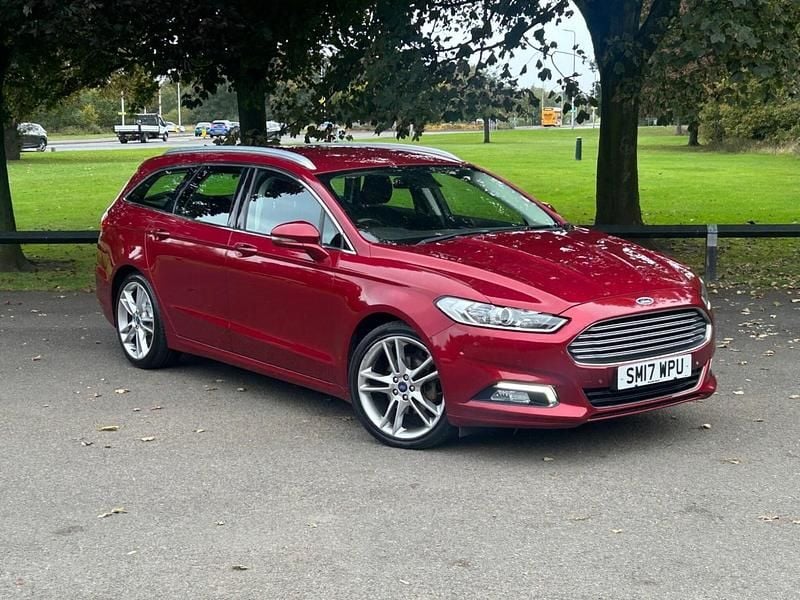 Red Used 2017 Ford Mondeo Titanium Estate | £6,500 (Fair price) - Image 1/4