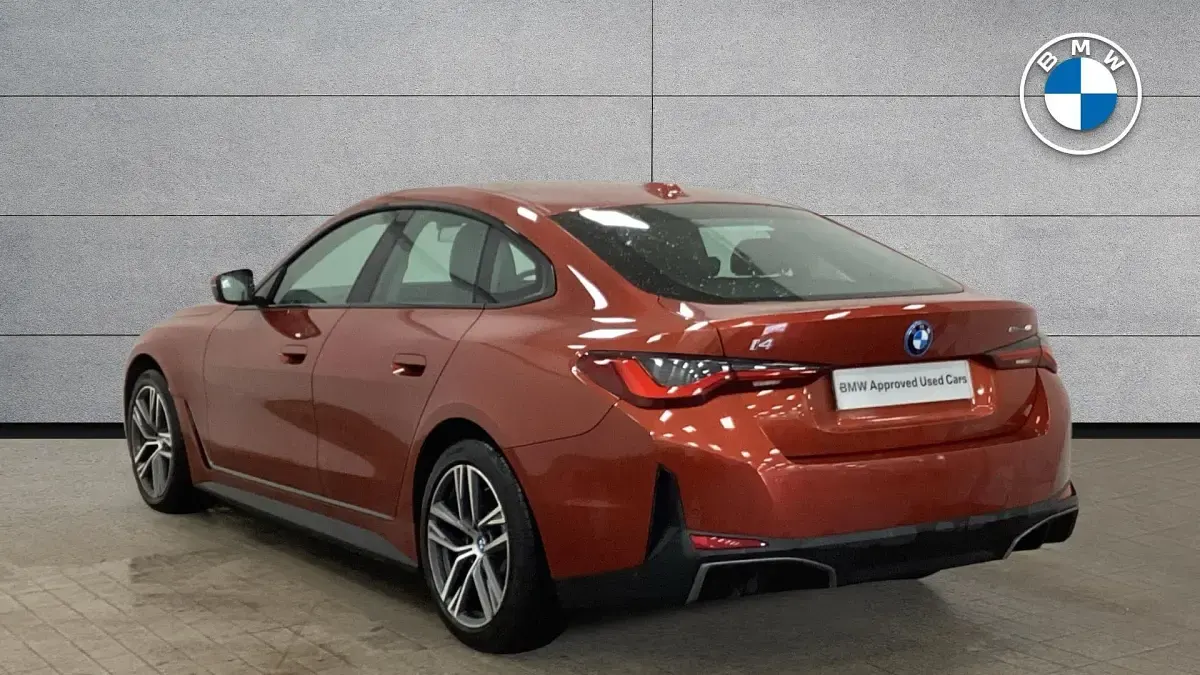 Used BMW i4 Sport Line 246 kW (335 HP) 2023 Orange Sedan