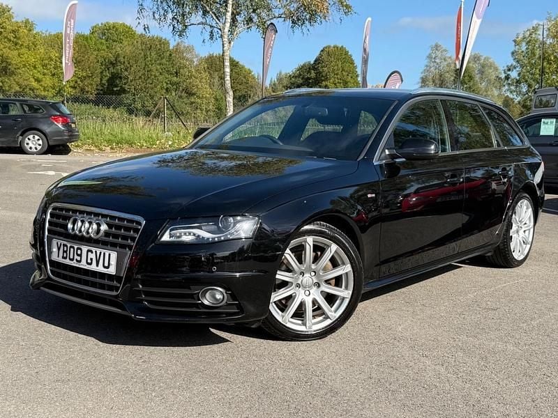 Used Audi A4 S-Line 211 HP (155 kW) 2009 Black Estate