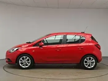 Used Vauxhall Corsa 75 HP (55 kW) 2017 Red Hatchback