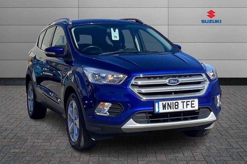 Blue Used 2018 Ford Kuga Zetec SUV | £8,495 (Fair price) - Image 1/4