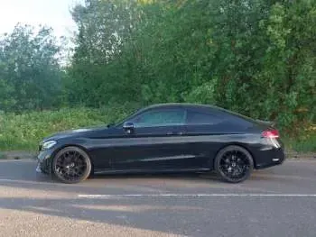 Used Mercedes C300 AMG line 245 HP (180 kW) 2019 Black Coupe