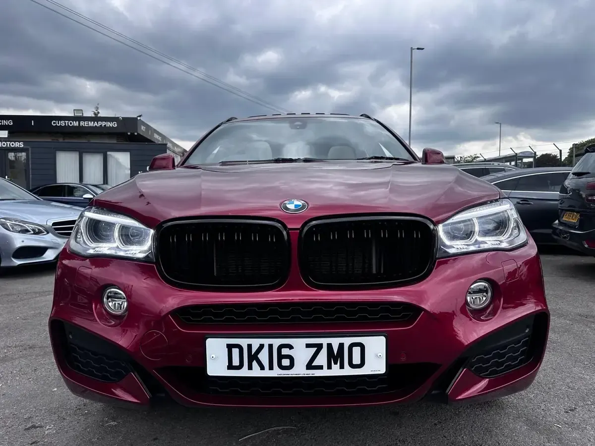 Used BMW X6 M Sport 258 HP (189 kW) 2016 Red SUV