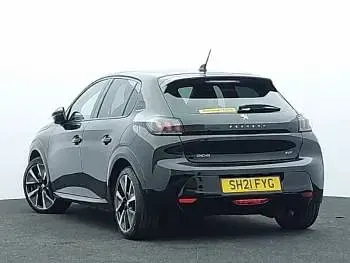 Used Peugeot e-208 Premium 100 kW (136 HP) 2021 Black Hatchback