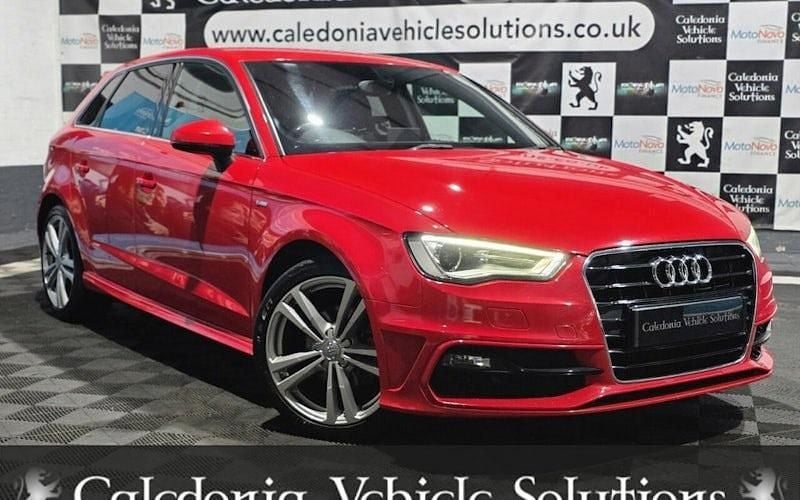 Red Used 2015 Audi A3 Sportback S-Line Hatchback | £8,995 (Fair price) - Image 1/4