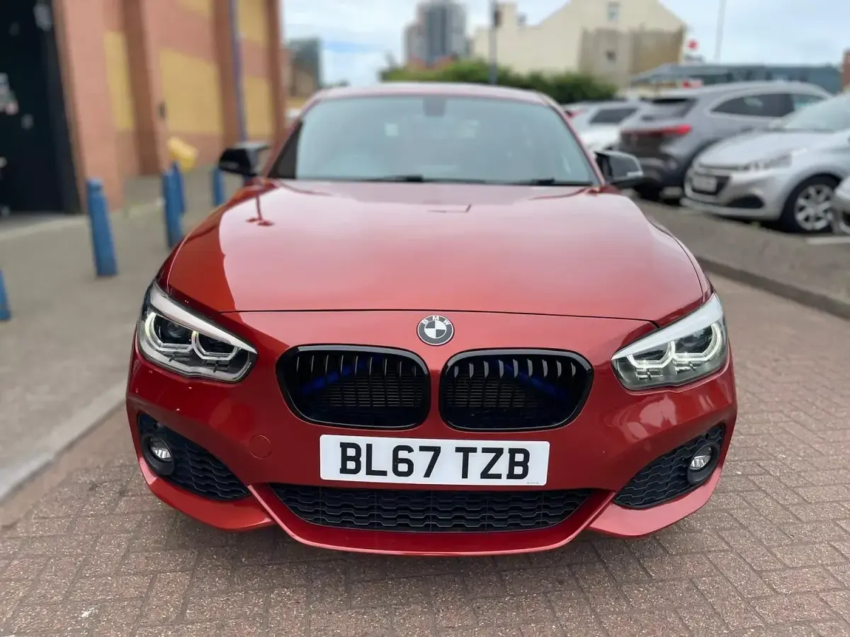 Used BMW 118 M Sport 136 HP (100 kW) 2017 Orange Hatchback
