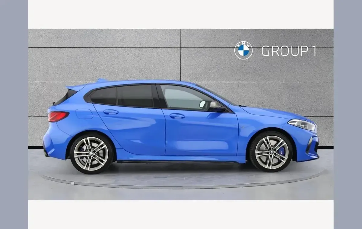 Used BMW M135 Shadowline 306 HP (225 kW) 2020 Blue Hatchback