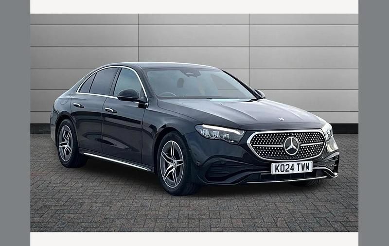 Used Mercedes E200 AMG line 200 HP (147 kW) 2024 Black Sedan