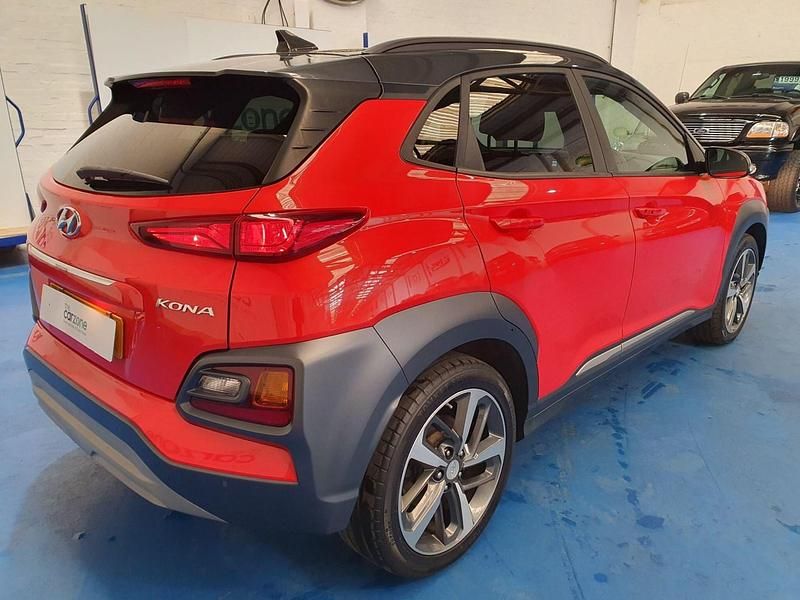 Used Hyundai Kona Premium SE 2018 Orange SUV