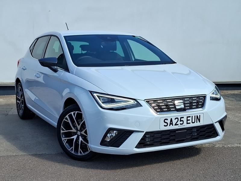 White New 2025 Seat Ibiza XCELLENCE Hatchback | £21,498 (Fair price) - Image 1/4
