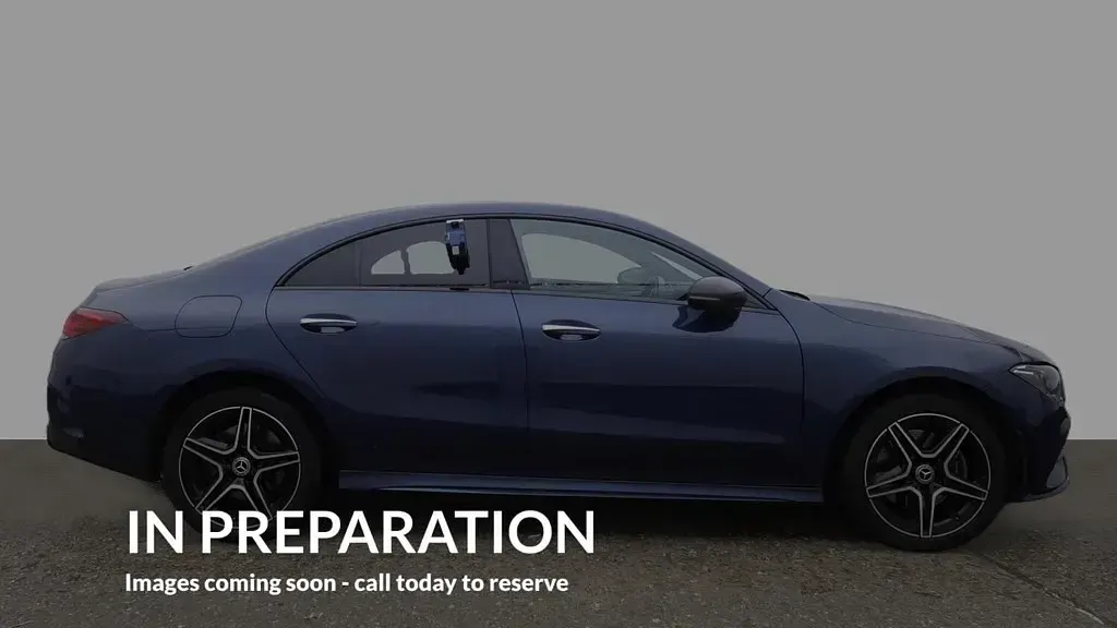 Used Mercedes CLA250e AMG Line Premium 218 HP (160 kW) 2023 Blue Coupe