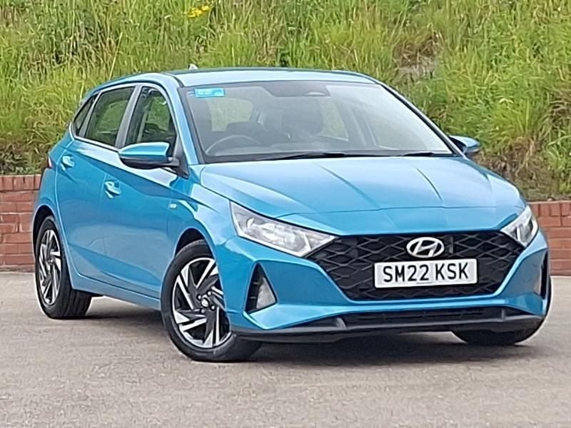 Blue Used 2022 Hyundai i20 SE Hatchback | £15,298 (Fair price) - Image 1/4