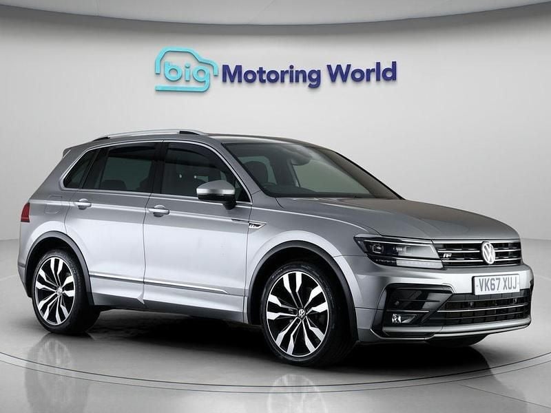 Silver Used 2017 VW Tiguan R-line SUV | £16,600 (Good price) - Image 1/4