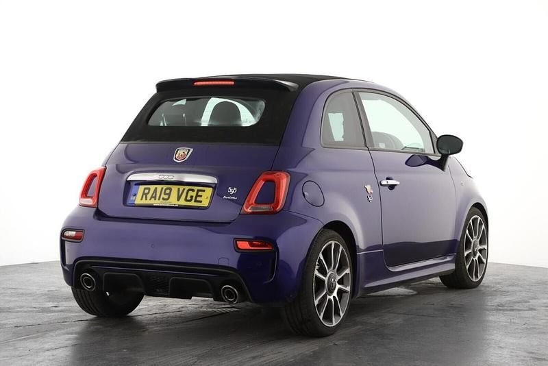 Used Abarth 595C Turismo 165 HP (121 kW) 2019 Blue Cabriolet