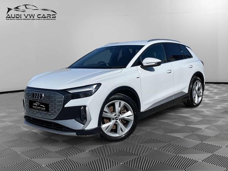 Used Audi Q4 e-tron S-Line 150 kW (204 HP) 2021 White SUV