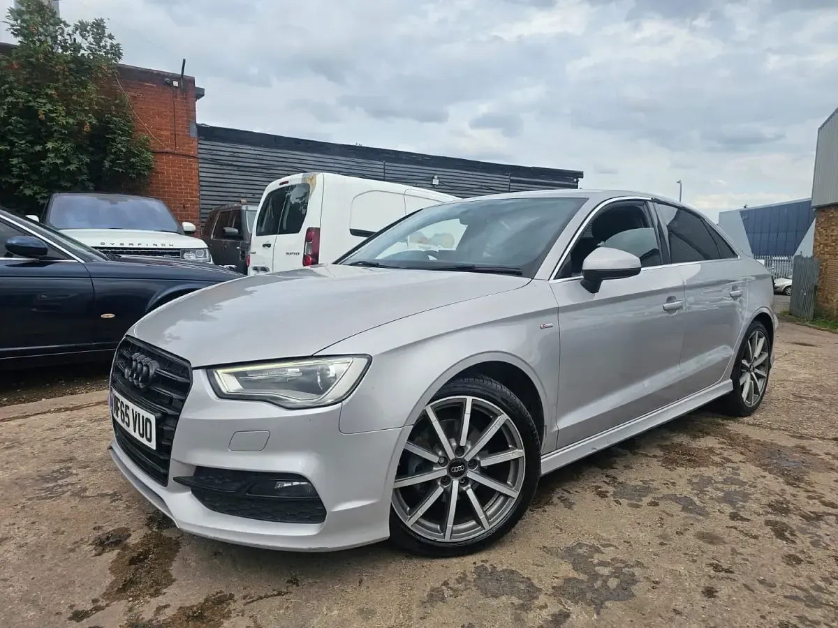 Used Audi A3 S-Line 150 HP (110 kW) 2015 Grey Sedan