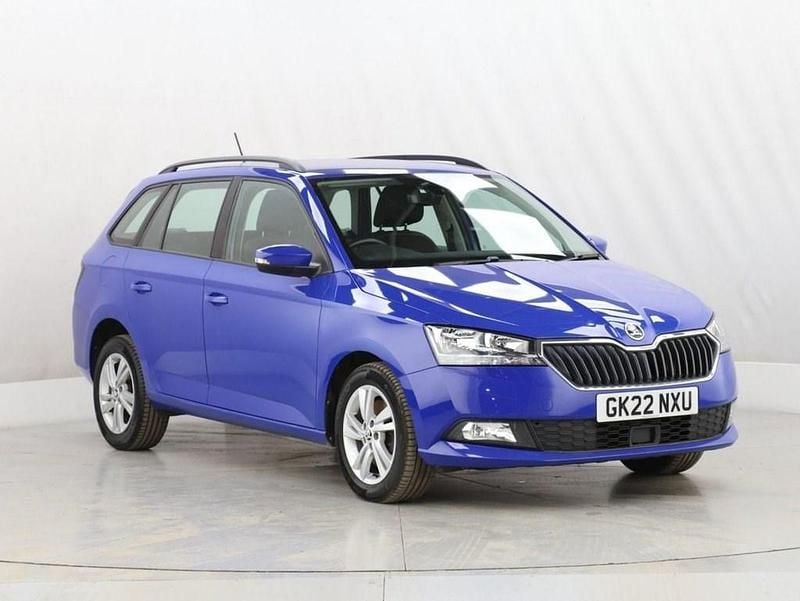 Used Skoda Fabia SE 95 HP (69 kW) 2022 Blue Hatchback