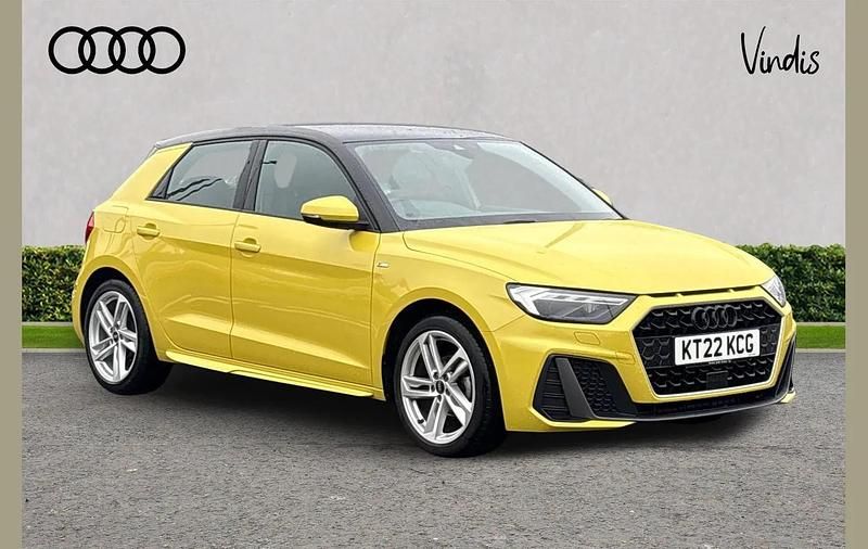 Used Audi A1 S-Line 94 HP (69 kW) 2022 Yellow SUV