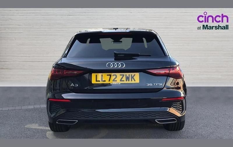 Used Audi A3 S-Line 147 HP (108 kW) 2022 Black Sedan