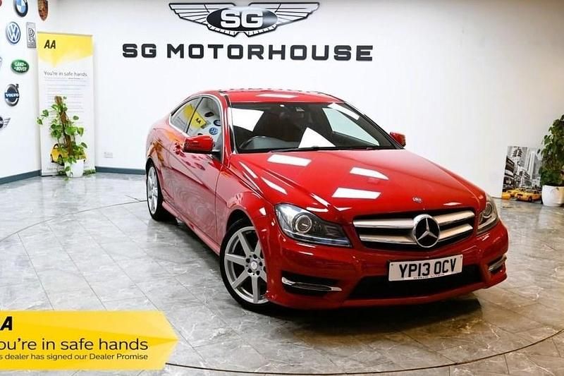 Red Used 2013 Mercedes C180 AMG Coupe | £5,895 (Fair price) - Image 1/1