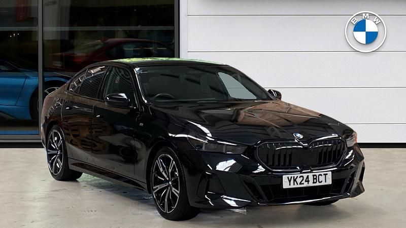 Black Used 2024 BMW 520 M Sport | £43,350 (Expensive) - Image 1/4