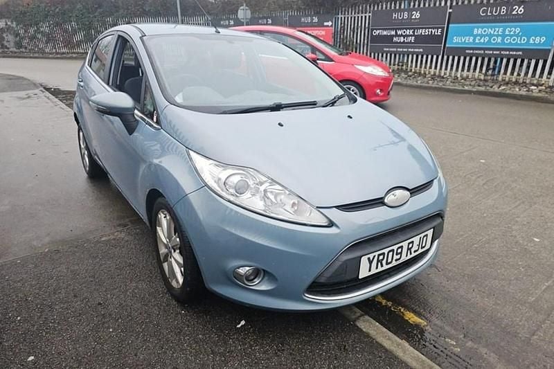 Used Ford Fiesta Zetec 2009 Blue Hatchback