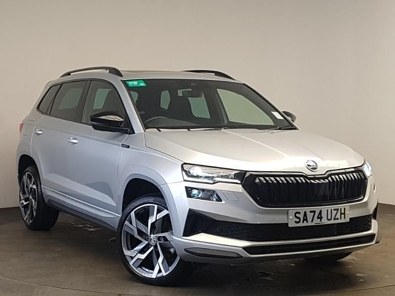 Used Skoda Karoq SportLine 150 HP (110 kW) 2024 Silver SUV