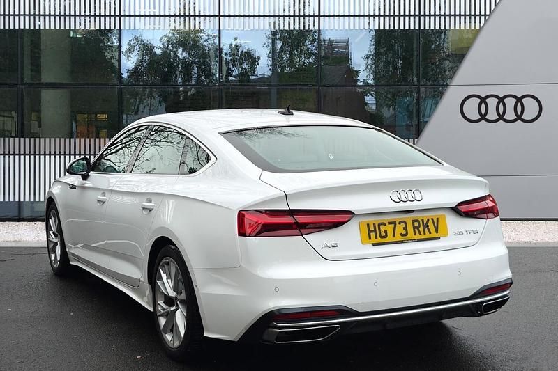Used Audi A5 Sportback Sport 2023 White Hatchback