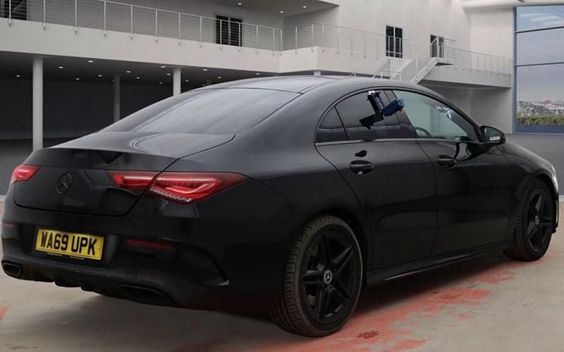 Used Mercedes CLA220 AMG line 190 HP (139 kW) 2019 Black Sedan