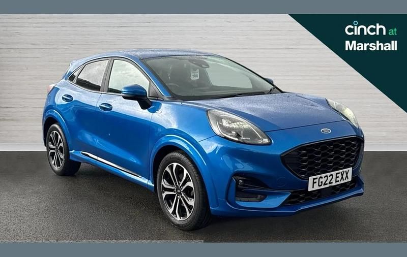 Blue Used 2022 Ford Puma Gen-E ST-Line SUV | £13,543 (Fair price) - Image 1/4